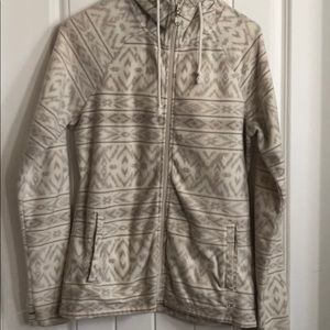 Billabong fleece zip up hoodie